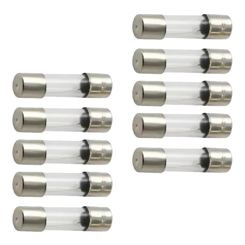 0.1A 0.2A 0.5A 1A 2A 3A 4A 5A 6A 7A 8A 10A 12A 15A 20A 30A 5*20MM 6*30MM Glass Fuse Fast Fuse 250V Quick Blow