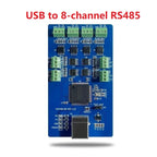 USB to 8-Channel RS485 UART Adapter Board with High-Speed CH348L Controller Chip