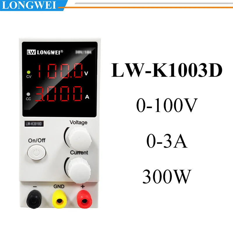 Longwei LW-K3010D 4LED Adjustable DC Power Supply 30V 10A Laboratory Variable Switch Bench Power Supply Stabilized Power Source