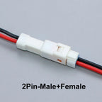 JCD Waterproof JST JWPF Connector 2P 3P 4P 6P 8P Male And Female Plug Socket 0.3m ² Wire Harness 02t/02r/03t/03r With 20CM Wire