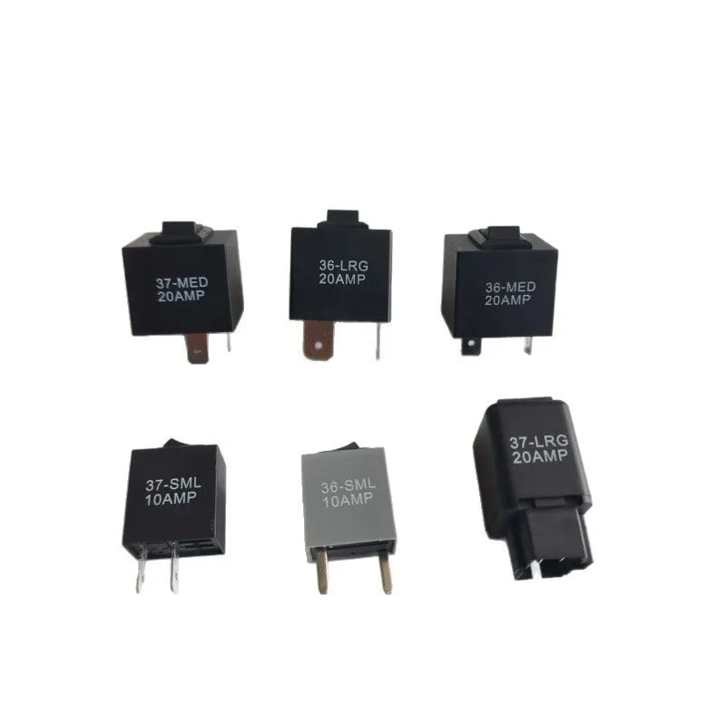 6PCS 9038A 12V Relay Bypass Switch Kit with Current Loop Fuel Pump Relay Bypass Main Switch, Diagnostic Test Tool