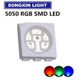 100pcs 5050 RGB SMD/SMT LED PLCC-6 3-CHIPS Super Bright lamp light High quality SMD LED