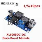 JX 10pcs/5pcs XL6009 Boost Buck DC-DC adjustable step up down Converter XL6009 Module Solar Voltage