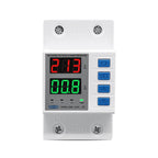 TOMZN TOVPD1-63DK Isolate L N 110V 230V AC Din Rail OVP OCP UVP Voltage Protector 63A Relay Automatic Adjustable Delay-ON