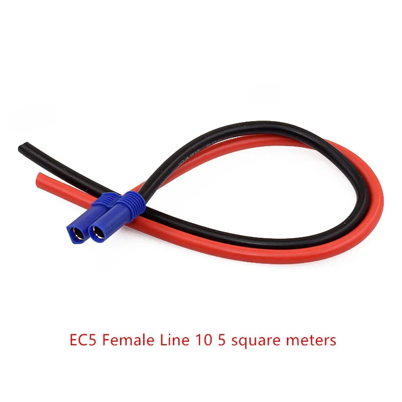 RC Battery Charger 18 AWG 16AWG 12AWG 10AWG XT60 XT90 EC5 Plug Male Female Extension Cable Wire Connector 10CM/20CM/30CM