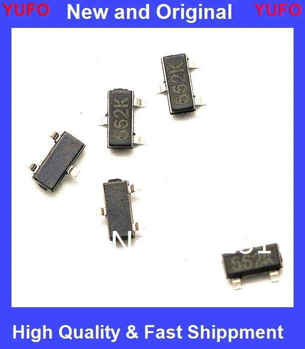 50pcs Free Shipping XC6206P332MR 662K XC6206 3.3V/0.5A Positive Fixed LDO Voltage Regulator SOT-23 New Original