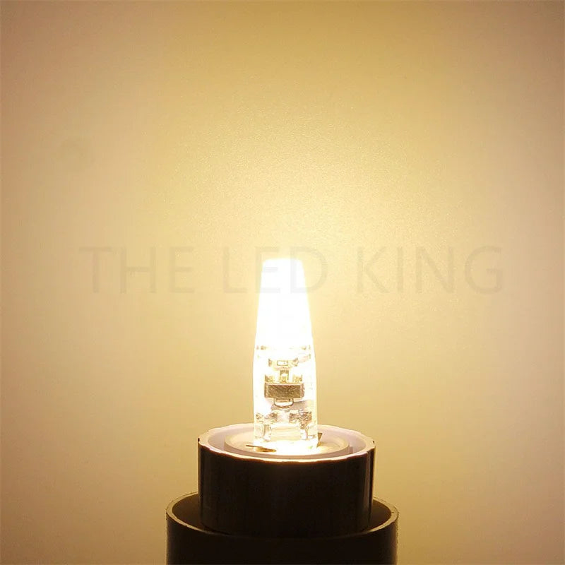 10PCS Dimmable Mini G4 LED COB Lamp 6W Bulb AC DC 12V 220V Candle Lights Replace 30W 40W Halogen For Chandelier Spotlight