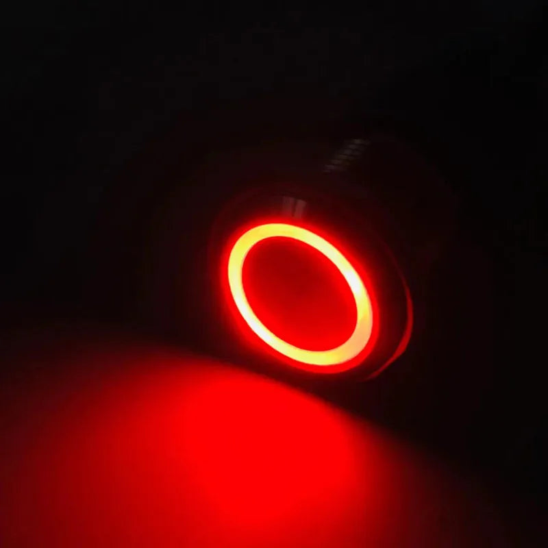 10A 15A 20A waterproof high current metal button switch 16MM19MM22MM automotive LED self-locking reset switch 3V5V6V12V24V220V