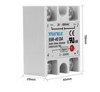 Single Phase Solid State Relay SSR-40DA SSR-25DA SSR-10DA DC To AC 3-32VDC Input 24-380VAC Output Solid State Relay