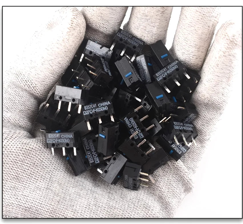 D2FC Series For OMRON Microswitch D2FC-F-K 50M D2FC-F D2FC-F-7N 10M 20M Mouse Button Fretting DF2 DF2C-F-7N