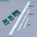 1set FFC/FPC Connector + 0.5mm Pitch 60/120/200mm Length FFC Cable 4P 6P 8P 10P 12P 20P 24P 30P 40PIN