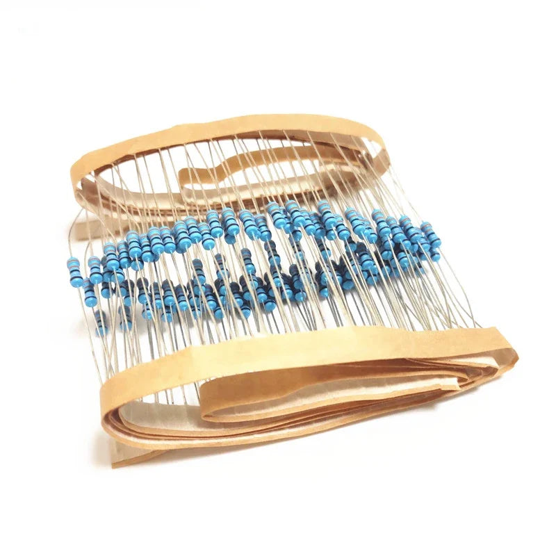1/4W 1% metal film resistance Car Airbag repair resistor 2ohm 2.2ohm 2.4ohm 2.7ohm 3ohm 3.3ohm 6 types of Electronics  kit
