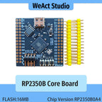 WeAct RP2350B Raspberry Pi RP2350B RISC-V Hazard3 520KByte SRAM 16MByte QSPI Flash 48GPIO All out New Version Chip RP2350B0A4