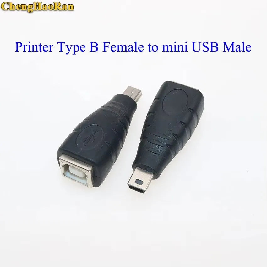 1pc Micro/Mini USB or USB 2.0 Male Female Printer USB Plug Jack Power Connector Charging Adapter for Phone MP5 Ect