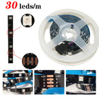 RGB 5050 LED Strip Lights App Control TV Backlight Flexible Ribbon Tape USB 5V Led Light for PC Gaming Room Decoration