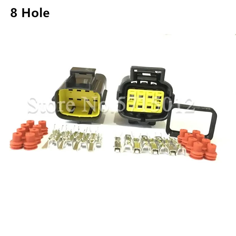 Denso 2/3/4/6/8/10/12 Hole Way Waterproof Wire Connector Plug Car Auto Sealed Electrical Set Car Truck Connector