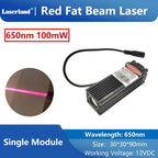 650nm 520nm Red Green Dot Fat Beam Laser Diode Module for Stage Escape Room Wine Base Bar KTV Use