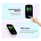 3 in 1 Air Quality Meter CO2 Temp Humidity Tester LCD Screen NDIR Sensor Carbon Dioxide Monoxide Detector with Voice Alarm