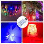 5W 10W 15W E27 LED Bulb SMD5730 Corn Bulb Lamps Red Yellow Bule Pink Green Garden Lawn Landscape Decorative Light Bulbs 85-265V