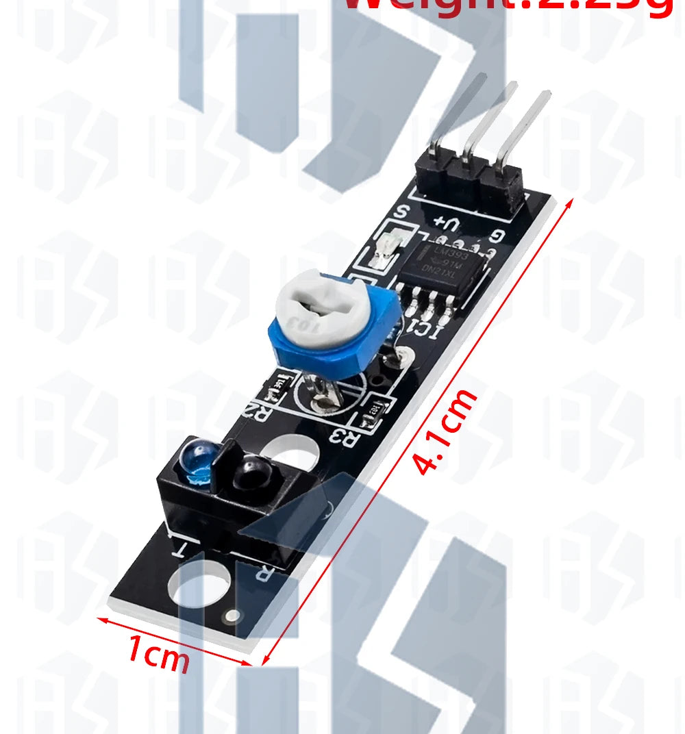 1 Channel TCRT5000 IR Photoelectric Switch Barrier Line Track Module Infrared Obstacle Avoidance Sensor For Arduino DIY