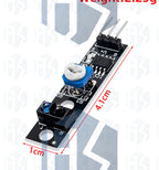 1 Channel TCRT5000 IR Photoelectric Switch Barrier Line Track Module Infrared Obstacle Avoidance Sensor For Arduino DIY