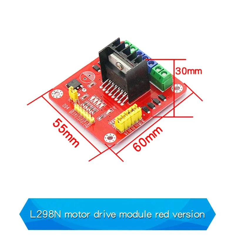 1PCS L298N Driver Board Module L298N Stepper Motor Smart Car Robot Breadboard Peltier High Power L298 DC Motor Driver