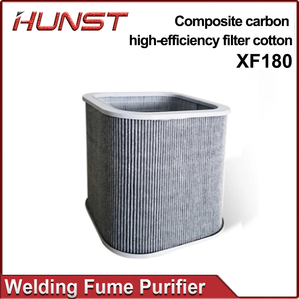 HUNST Welding Marking Smoke Absorption Dust Purifier XF180 XF250 Laser Smoke Exhauster Filter Element Replacement