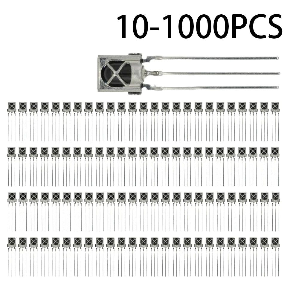 10-1000PCS Universal IR Infrared Receiver Sensor Module 1838 TL1838 VS1838B 38Khz Diode