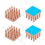 WE DO HEATSINK 10x10xmm 15x15x5mm 15x15x7mm Without or With Thermal Pad Square Pure Copper Heat Sink