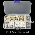 1 Box JST Connector Assortment Kit - SH1.0/ZH1.5/PH2.0/XH2.54 2-5Pin Male/Female Socket with Horizontal/Vertical Header