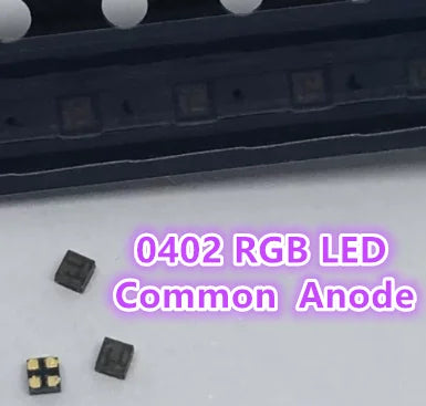 Highlight 0402 RGB SMD LED, Common Anode/Common Cathode, Water-clear, 1010 Full Color Red-Green-Blue 0404 Lamp Beads