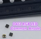 Highlight 0402 RGB SMD LED, Common Anode/Common Cathode, Water-clear, 1010 Full Color Red-Green-Blue 0404 Lamp Beads