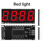 HT16K33 LED Display Module for Arduino 4 Digit 7 Segment 0.56 inch Time Clock Indicator Tube Module Red Blue Green Yellow White