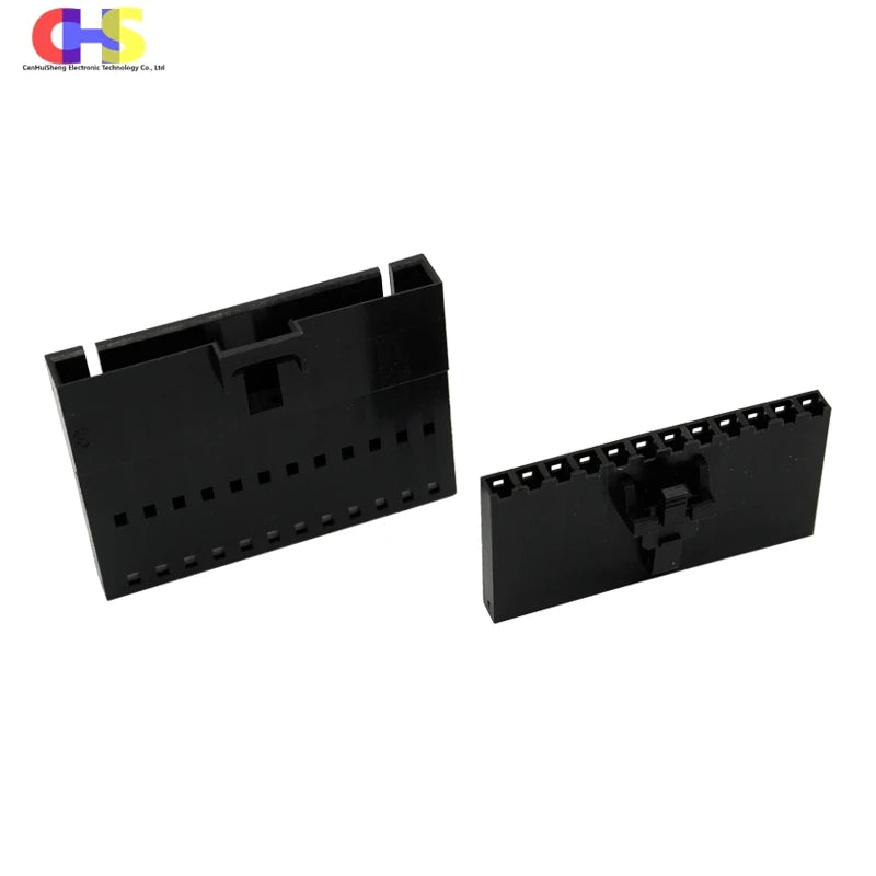 10Set(20PCS) MX2.54 Dupont Connector Housing With Lock Buckle 2.54mm Pitch Single Row 2P/3P/4P/5P/6P/7P/8P/10P/12P Docking Shell