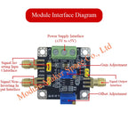 AD623 Instrumentation Amplifier Module for Weak Signal Amplification (µV/mV), 80KHz Bandwidth, Single/Differential Input