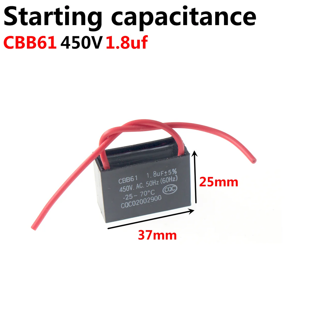 CBB65 Air conditioner compressor start capacitor 20 25 30UF 35UF 40 45 50 60 70 450V New and original
