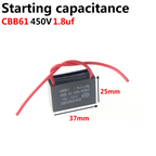 Washing Machine Starting Motor Run Capacitor CBB60 450V 5UF 10UF 15UF 20UF 25UF 3 4 5 6 8 12 14 16 18 30 35 40 45 50 60 70 80 UF