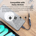 FiiO JadeAudio KA11 USB DAC AMP Hi-Res Audio Type-C to 3.5mm Adapter USB Dongle DAD256