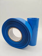 Blue PVC Heat Shrink Tube, Suitable for Insulation Film Winding of 18650 Lithium Batteries, 30mm - 300mm Lithium Battery Protect