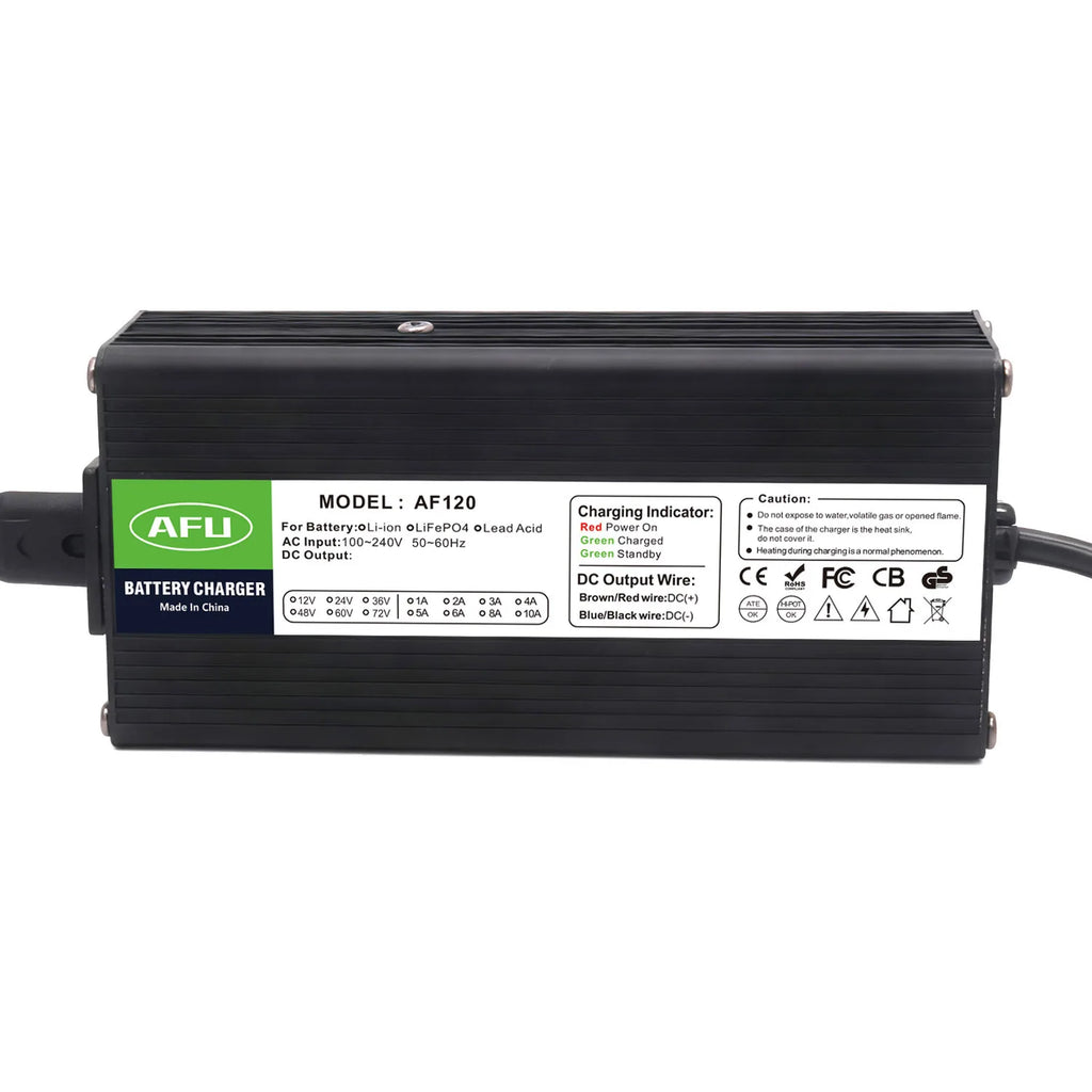12.6V 5A Li-ion Battery Charger Usd For 3S 12V Lipo/LiMn204/LiCo02 Battery Smart Charger Aluminum Casing