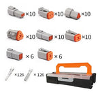 588pcs Deutsch Type Connector Kit Waterproof Wire DT Series Connector set DT06 04 2/3 / 4 pin 6/8/12 pin Sealed Plug