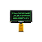2.7 Inch 256*128 OLED Display Screen COG SPI IIC I2C interface 4PIN 7PIN 30PIN LCD Panel 256x128