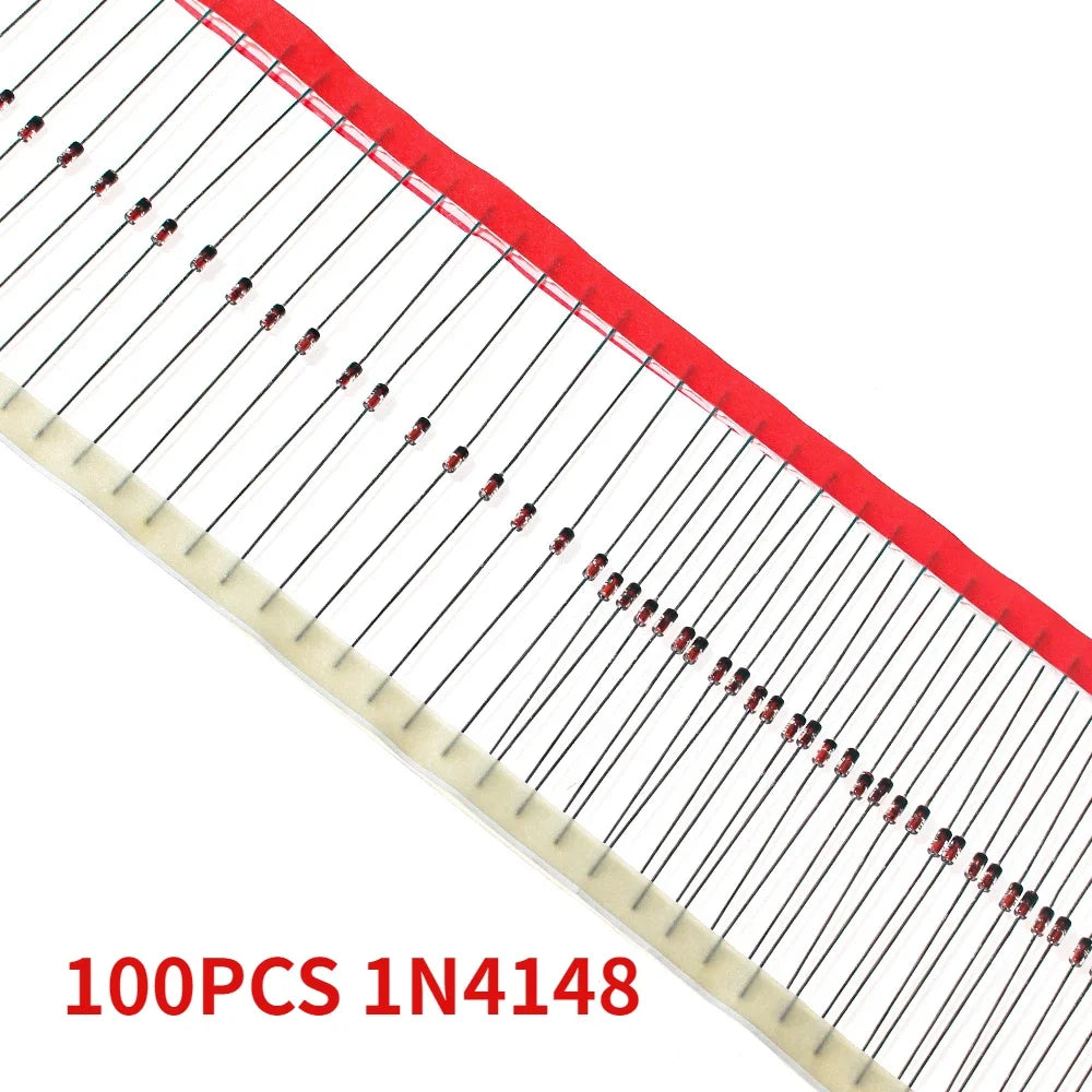 50/100/200pcs Rectifier Diode Schottky Diodes Kit 1N4007 1N4148 1N5819 1N5399 1N5408 1N5822 FR107 FR207 Fast Switching