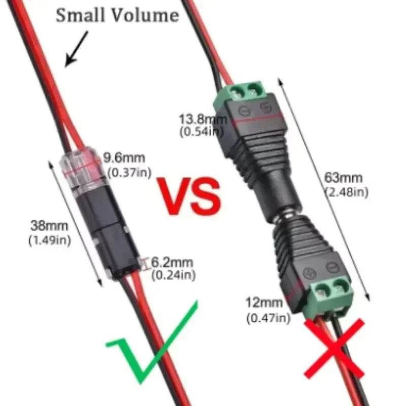 Waterproof  Plug Wire Connector 2 Pin Way Cable Plug Car Electric Wire Snap Connectors Strip Terminal Connection Wholesale