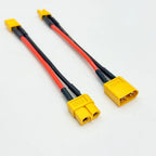 XT30 To XT60 Male/Female RC Lipo Battery Adapter 10CM Cable 16AWG Silicone Wire for FPV RC Car Accessories CineLog35 Drone Parts