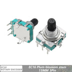EC16 Audio Encoder 360 Degree Rotary Encoder E16 Coding 3Pin Handle Long 15/20MM