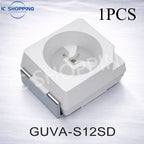 1PCS GUVA-S12SD 240-370nm 3528 UV Light Detection High Sensitivity Ultraviolet Sensor SMD Photodiode for UV Index Monitoring