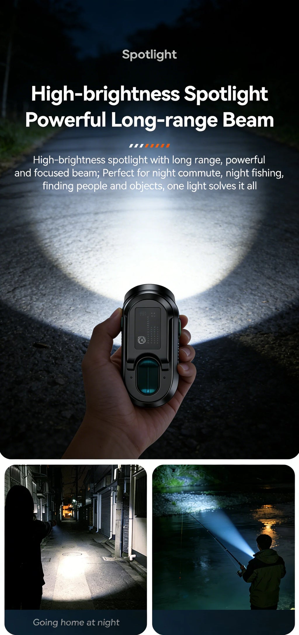 Philips SFL 1551 Privacy Camera Detector Compact Portable Flashlight with Multiple Modes Switching for Security