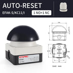 ENMG Big Mushroom Button Switch EFAK IP65 Foot Pedal Hand Tap Self-Resetting Waterproof Dustproof Emergency Stop Switch Locking