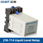 CHINT Liquid Level Relay JYB-714/714B/714C AC220/380V Water Level Controller with PUMP/DRAIN/RUN LED Panel and DIN Rail Mount